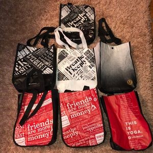 Lulu Lemon reusable bags